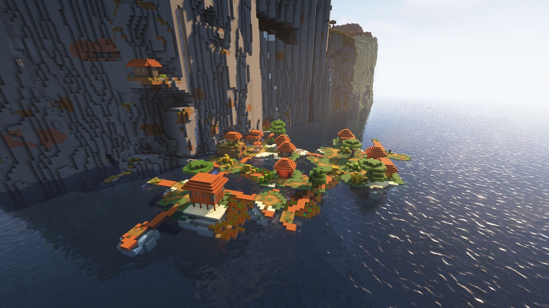 A savanna village (Image via Mojang)
